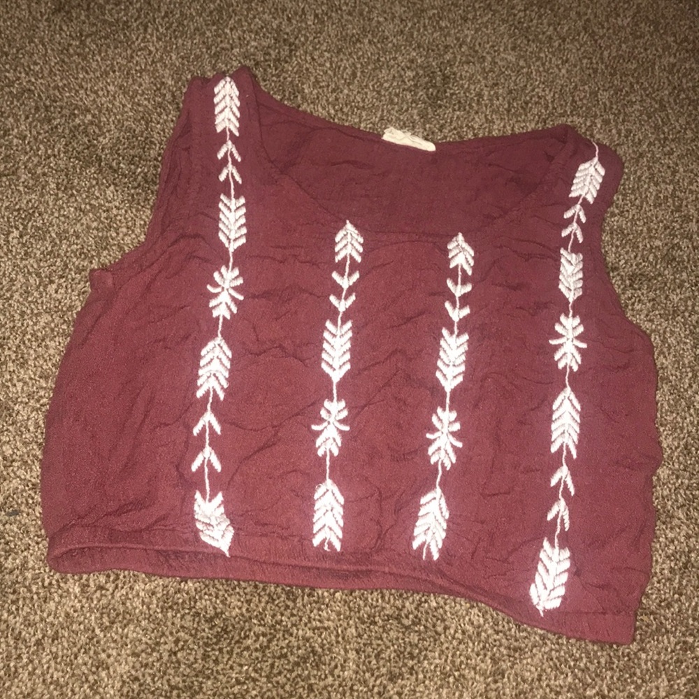 LA hearts crop top